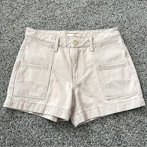 Kut from the Kloth Beige Utility Shorts